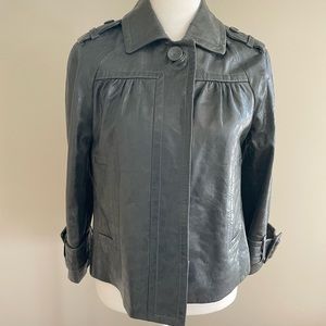 Banana Republic Black Leather Jacket